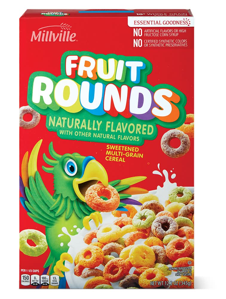 Millville Fruit Rounds Cereal (12.2 oz)
