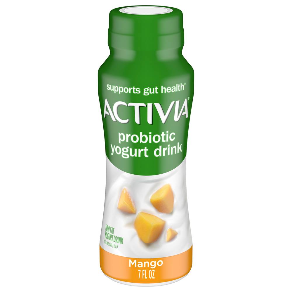 Activia Dannon Mango Flavor Probiotic Dairy Drink (7 fl oz)