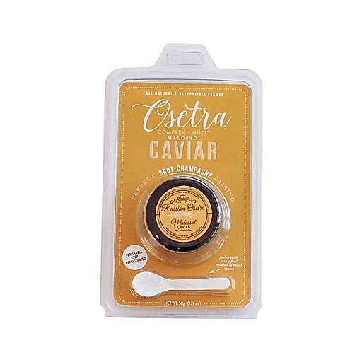 Order Pacific Plaza Russian Osetra Caviar with MP Spoon 50 Gram food online from Everyday Needs by Gopuff store, Ladera Ranch on bringmethat.com