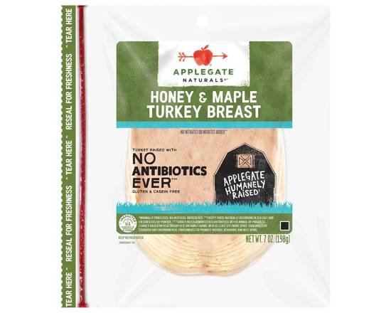 Applegate Naturals · Honey & Maple Turkey Breast (7 oz)