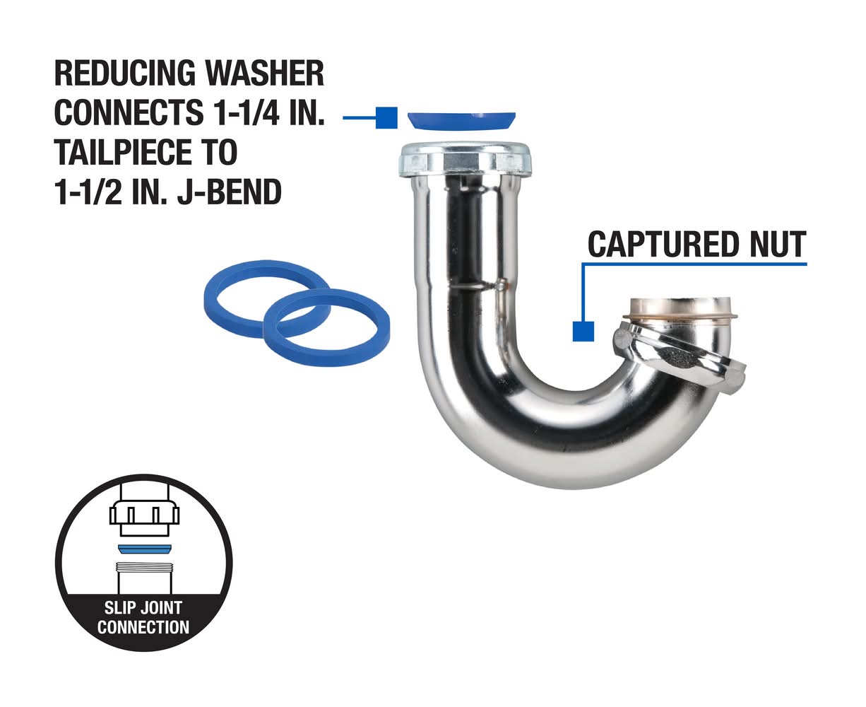 Dearborn 1-1/2-in Brass Triple bowl continuous waste slip joint