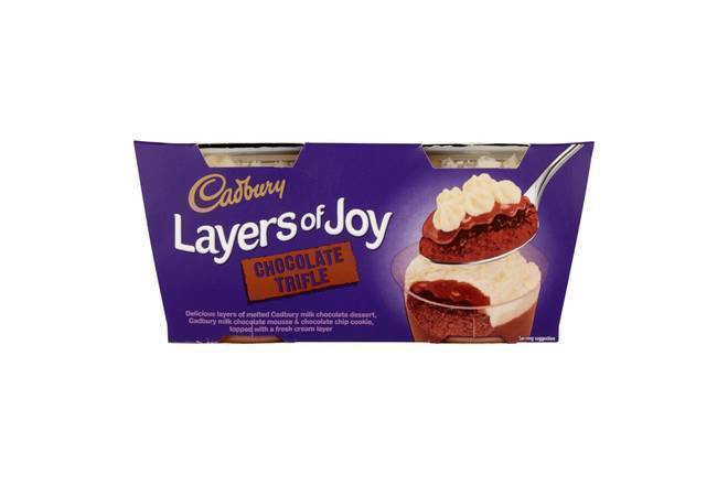 Cadbury Layers of Joy Chocolate Trifle 90g 2pk
