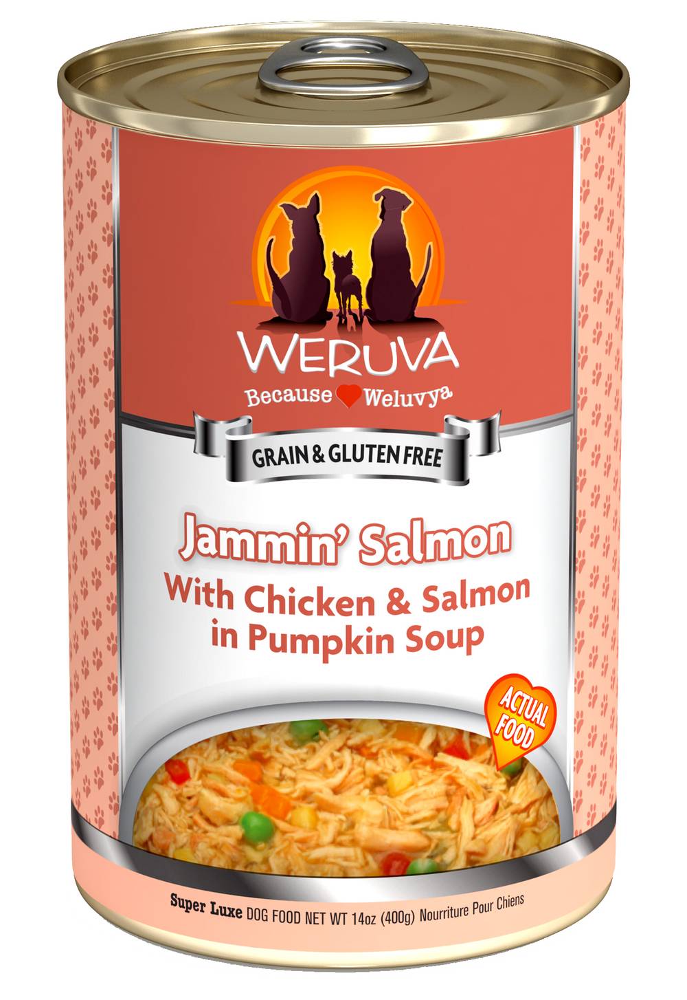 Weruva Jammin' Salmon Canned Dog Food (14 oz)