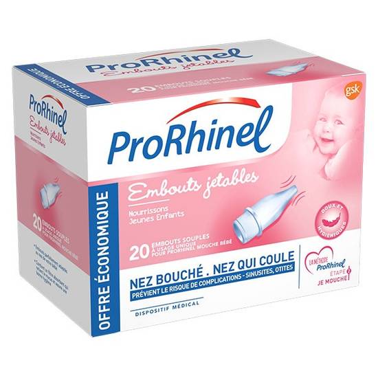 ProRhinel Mouche Bébé + 2 Embouts Souples