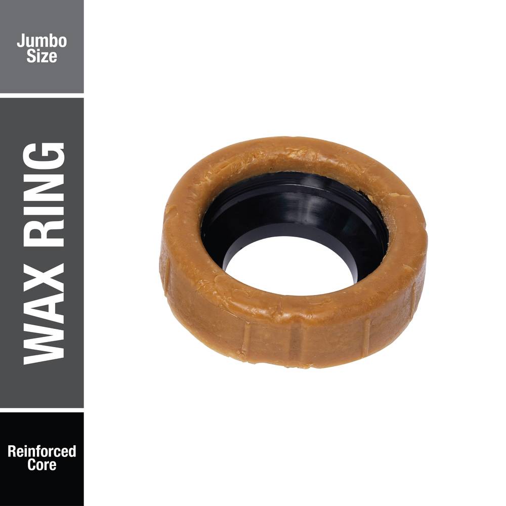 Oatey Johni-Ring Jumbo 3-in Brown Wax Toilet Wax Ring with Sleeve | 31183L