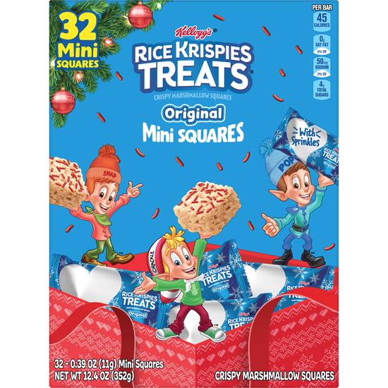 Rice Krispies Treats Original Mini Squares With Sprinkles Bars (marshmallow )