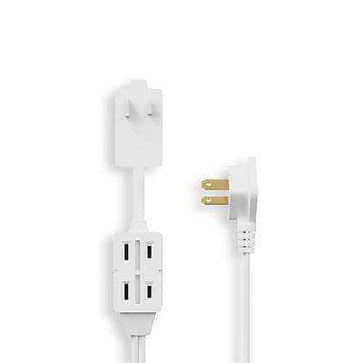 Staples 3 Outlet Extension Cord (144 inch/white)