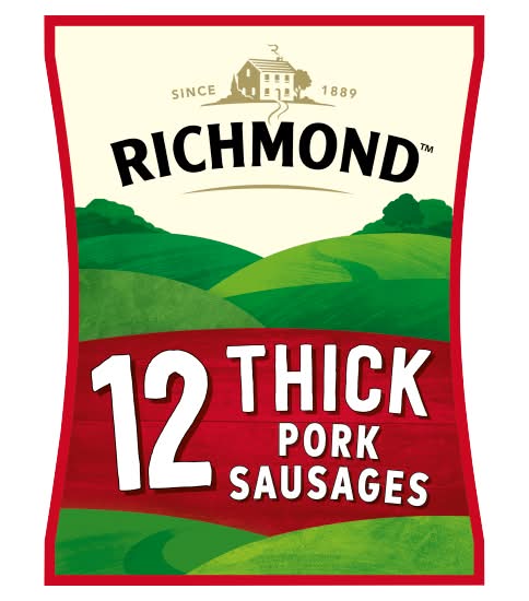 Richmond Thick Pork Sausages (12 pack)