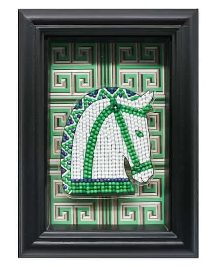 Jonathan Adler Horse Diamond Art Frame Kit, 4x6 in