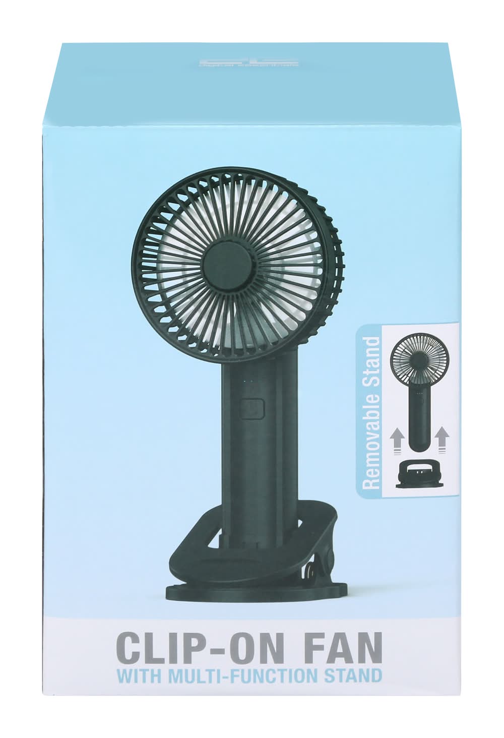 Clip-On Fan With Multi-Function Stand Black