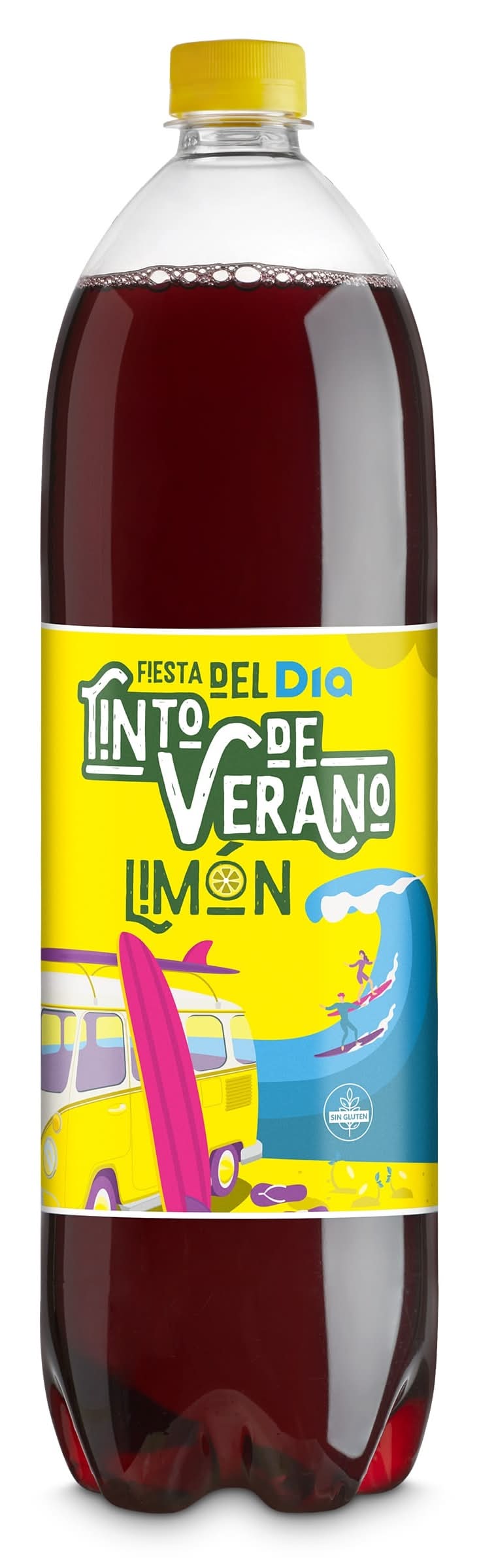 Tinto De Verano Con Limón Fiesta Del Dia Botella 1.5 L