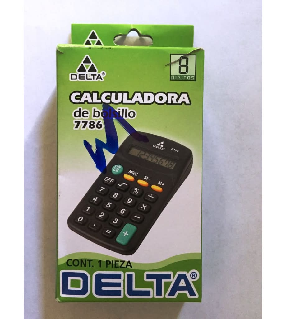 Delta · Calculadora de bolsillo