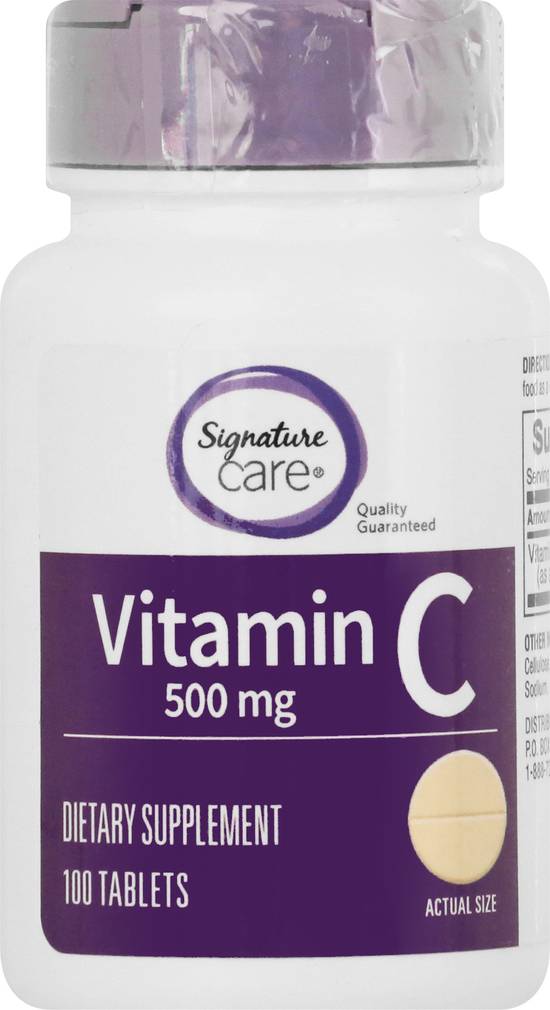 Signature Care Vitamin C Tablets (100 ct)