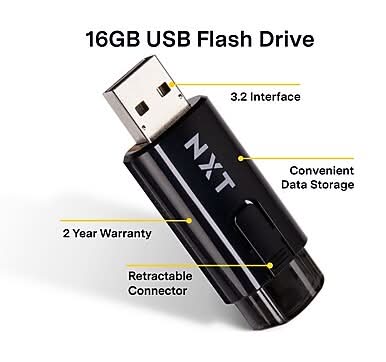 NXT Technologies 16Gb Usb 3.2 Type a Flash Drive Nx61125 Delivery