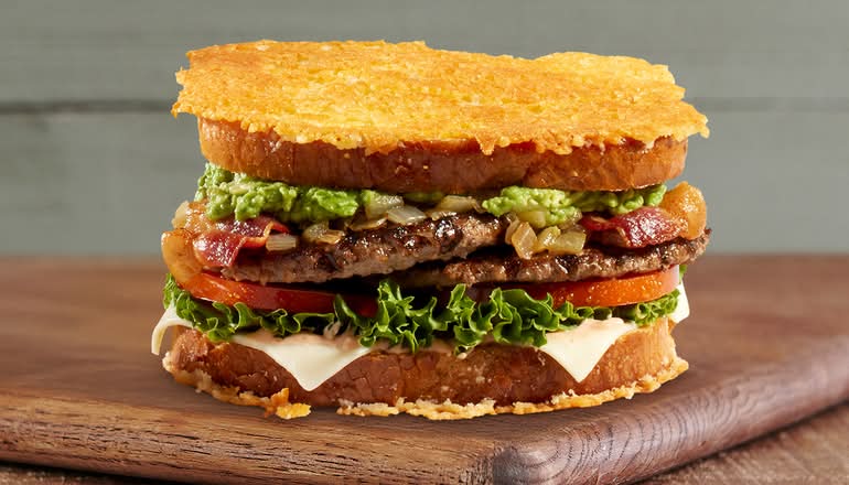 Parm-Crusted 1/2lb Burger