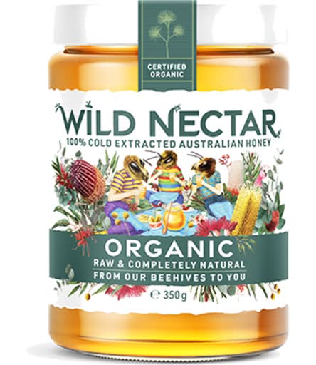 Wild Nectar Organic Australian Honey (350g)