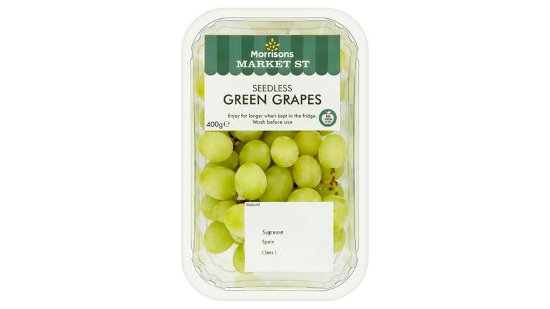 Morrisons Green Grapes 400g
