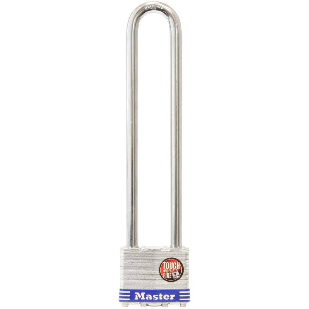 Master Lock Outdoor Keyed Padlock, 1-3/4-in Wide x 5-3/4-in Shackle | 1KADLN