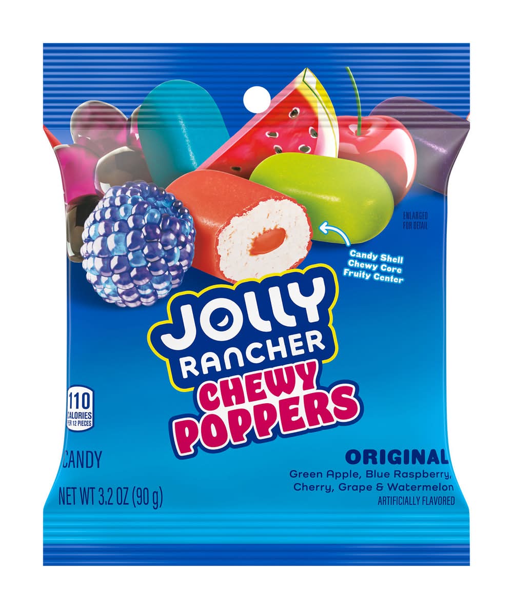 Jolly Rancher Original Fruit Chewy Poppers Candy (3.2 oz)