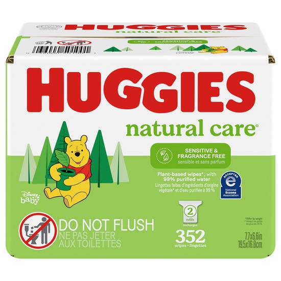 Huggies Natural Care Sensitive Baby Wipes (2 ct)