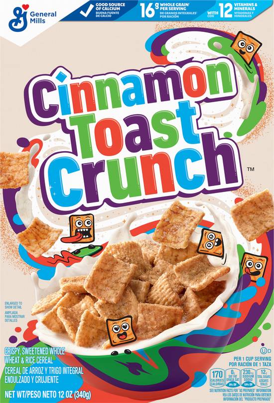 General Mills Cinnamon Toast Crunch Whole Grain Breakfast Cereal (cinnamon)