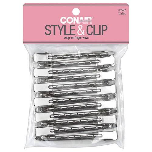 Conair Wrap-On Finger Wave Styling Clips - 12.0 ea