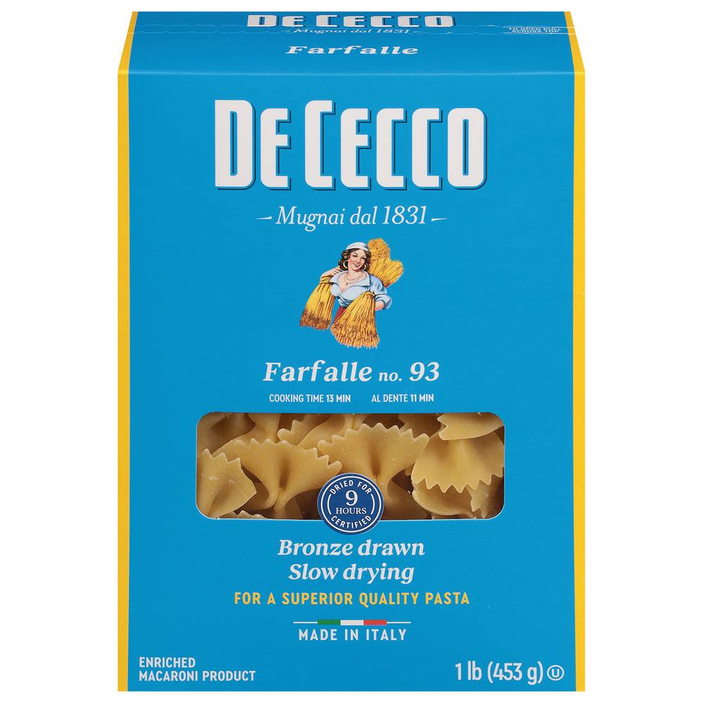 De Cecco Farfalle No.93 Pasta