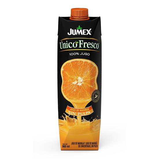Jumex jugo de naranja único fresco sin pulpa (960 ml)
