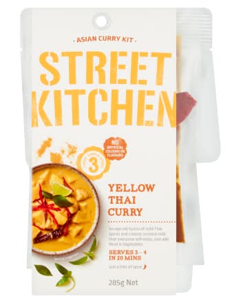 Street Kitchen Asian Curry Kit Yellow Thai Curry (285g)