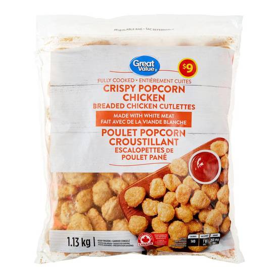 Great Value Crispy Popcorn Chicken (1.1 kg)