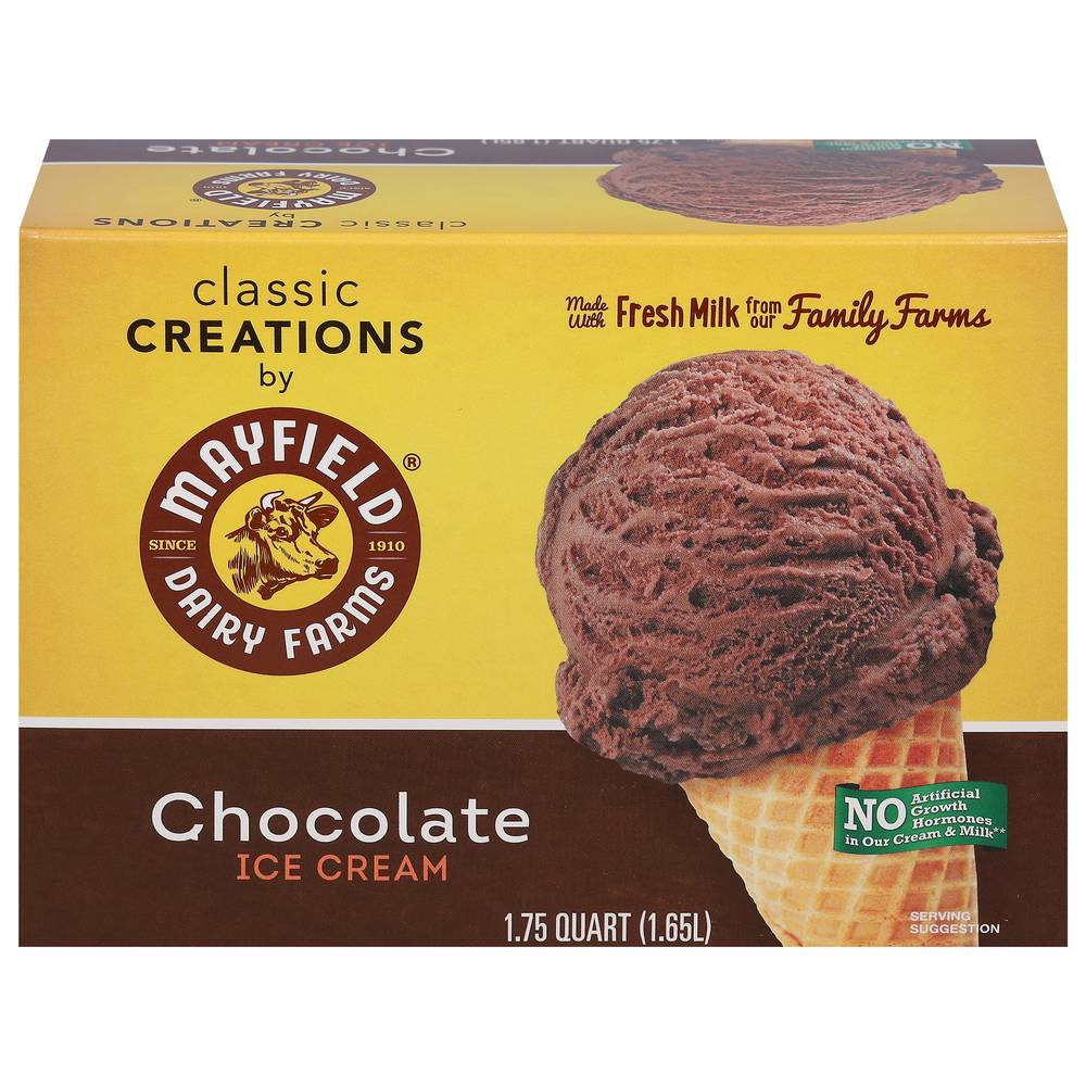 Mayfield Creamery Ice Cream, Chocolate (56 fl oz)