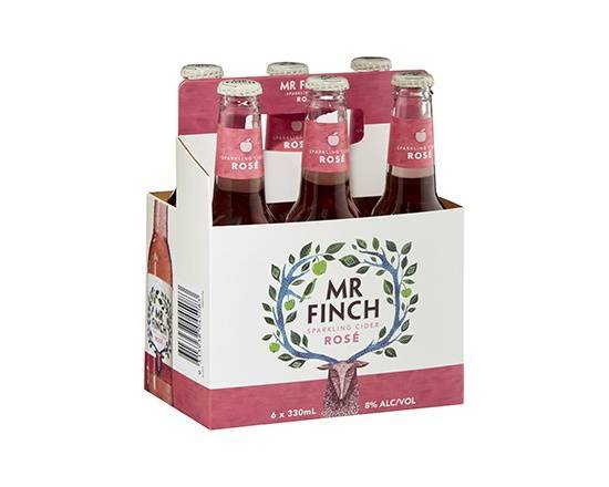 Mr Finch Cider Rose Bottle 330mL X 6 pack