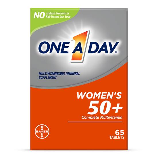 One A Day Women's 50+ Healthy Advantage Multivitamin Tablets, 65 CT