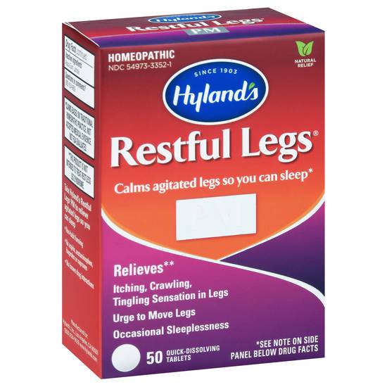 Hyland's Restful Legs Homeopathic Quick-Dissolving (50 ct)