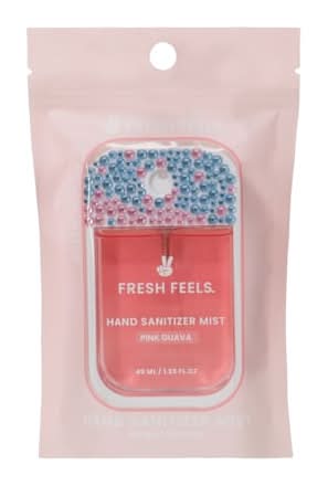 Fresh Feels Pink Guava Hand Sanitizer Mist 1.3oz Pink Guava