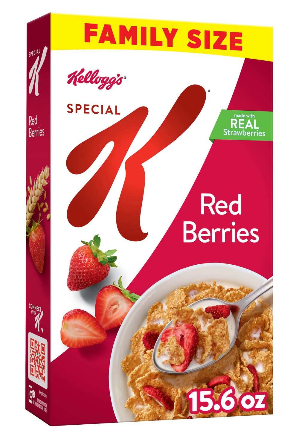 Special K Family Size Breakfast Cereal, Red Berries (15.6 oz)