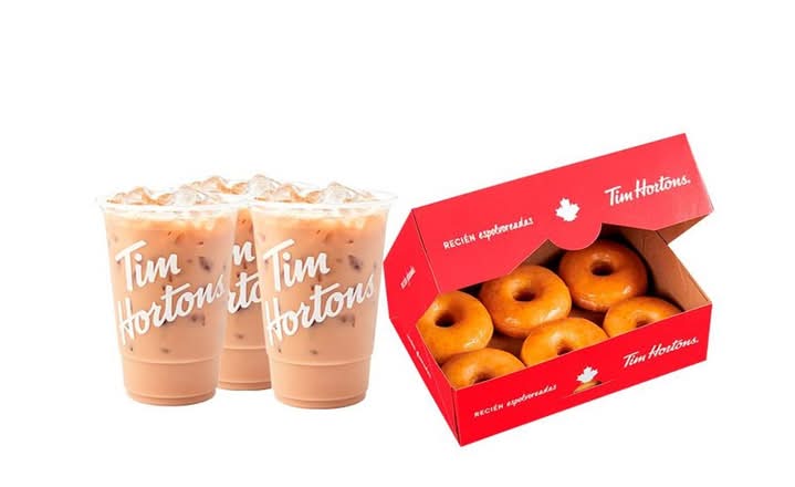 Delivery: 3 French Vanilla + 6 pack Glass