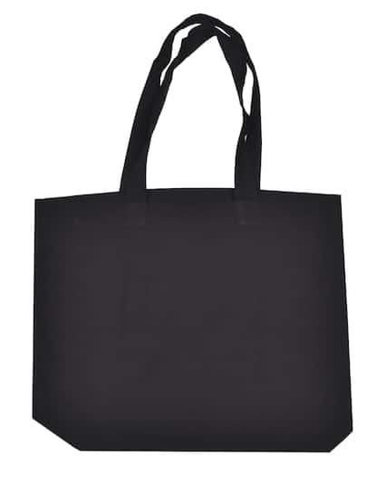 Make Market Cotton Tote Bag, Black