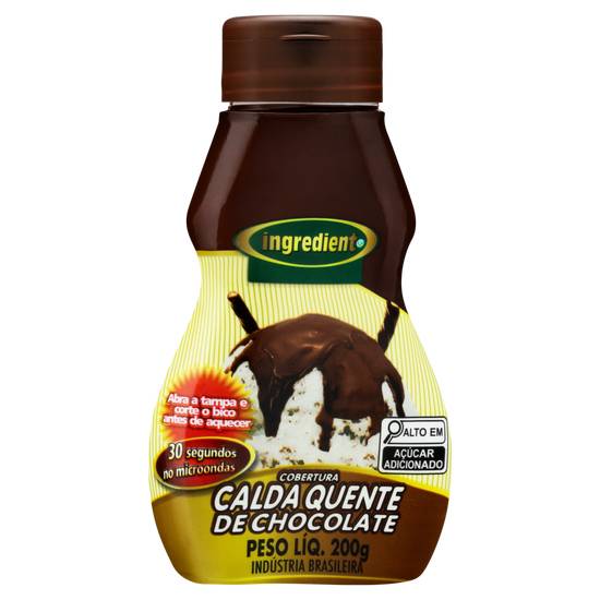 Ingredient cobertura para sorvete sabor chocolate (200g)