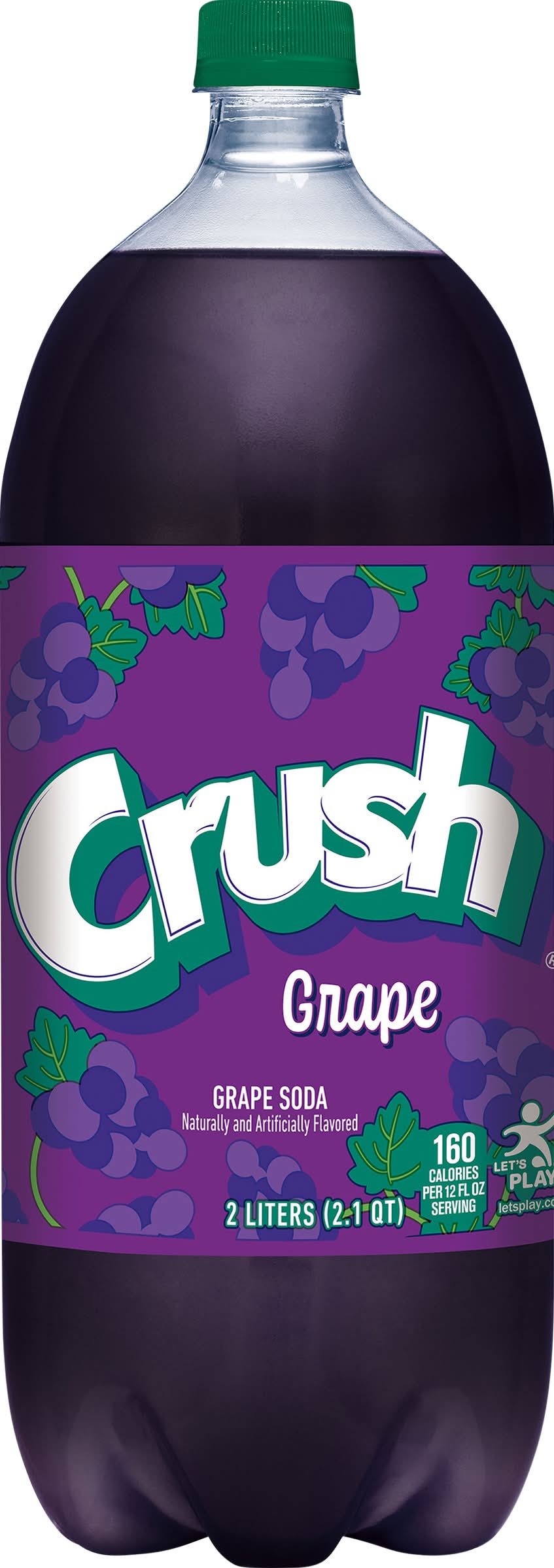 Crush Caffeine Free Soda, Grape (2.1 qt)