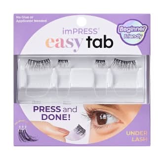 imPRESS Easy Tab Press & Done Self Adhesive Eyelashes, 10-12 mm