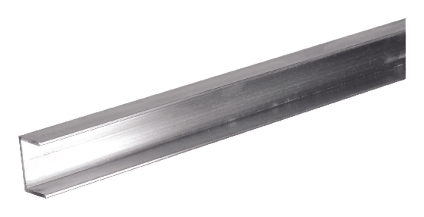 Steelworks 1/16 In. X 5/8 In. W X 48 In. L Mill Aluminum U Channel