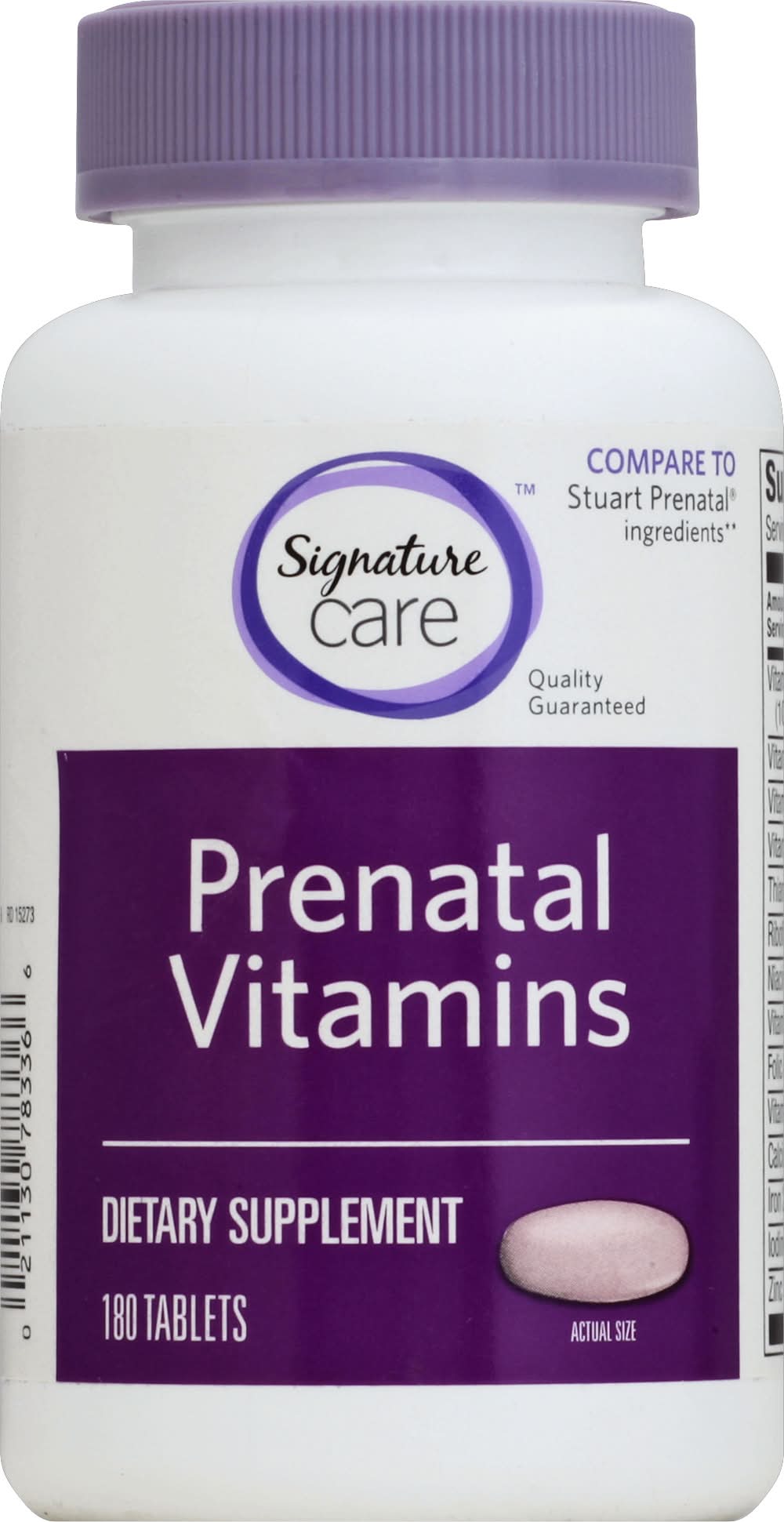 Signature Care Prenatal Vitamins Dietary Supplement (5 oz, 180 ct)