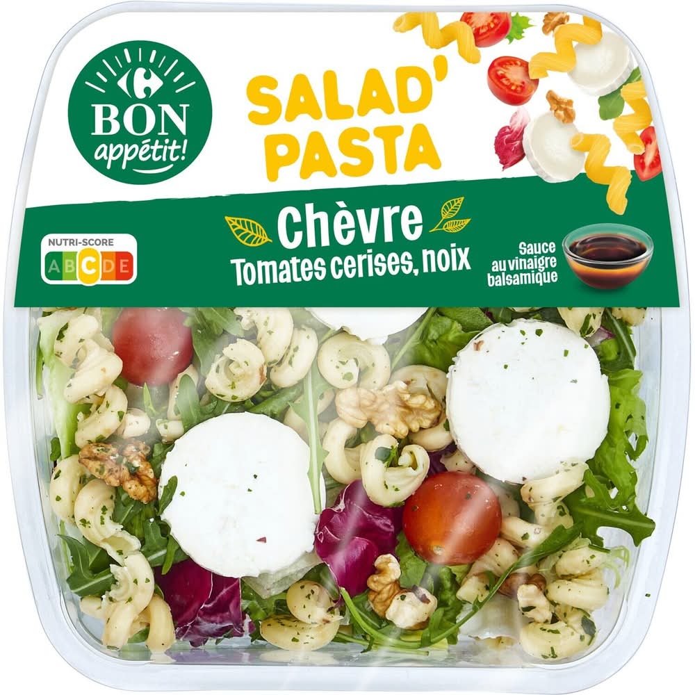 Carrefour Bon Appétit - Salade de pâtes au fromage de chèvre (250g)