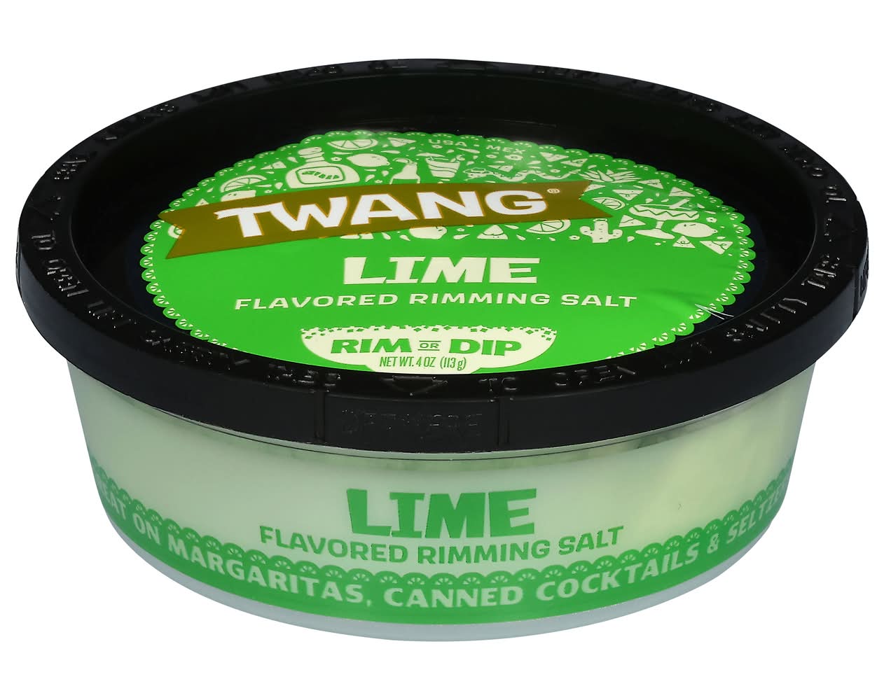 Twang Rimming Salt, Lime (4 oz)