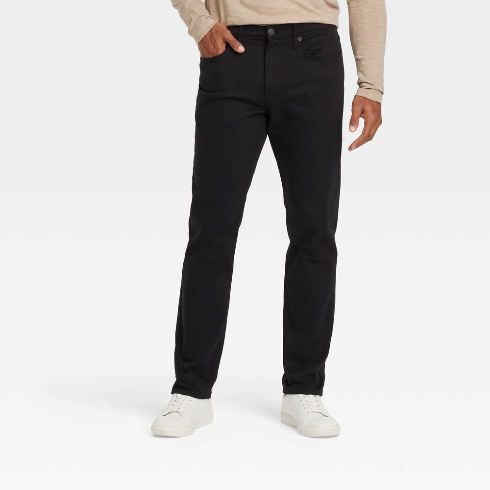 Goodfellow & Co. Athletic Fit Jeans, Men, 40x30, Black