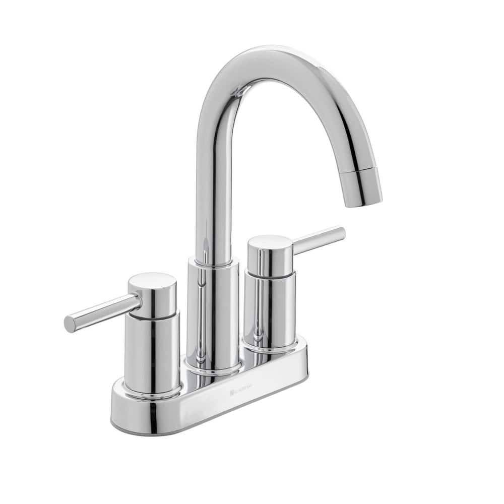 Glacier Bay Dorind 4 In. Centerset Double Handle High-Arc Bathroom Faucet In Chrome