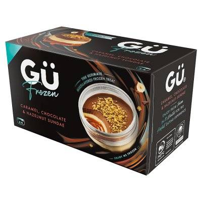 Gü Frozen Caramel, Chocolate & Hazelnut Sundae (4x79g)