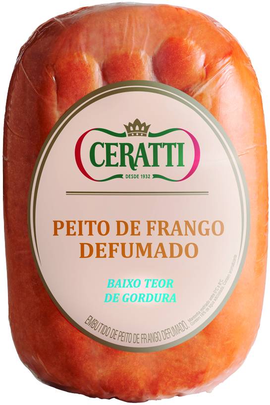 Ceratti Peito de frango defumado (embalagem: 2,2 kg aprox)