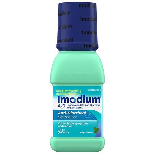 Imodium A-D Liquid Oral Anti-Diarrheal Medicine Mint - 8.0 fl oz